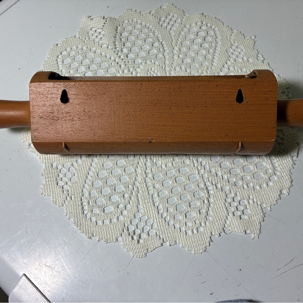 Decorative Embossed Rolling Pin Planter - Brown - Picture 4 of 7